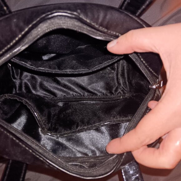 Sourpuss Clothing Black Cats Mini Bowler Bag HTF - Picture 4 of 6